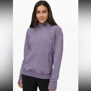 Lululemon Women’s Washed‎ Purple Quartz Scuba Hoodie Size 4